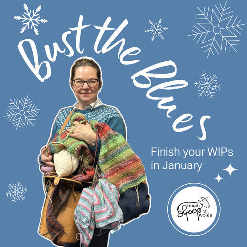 Bust the Blues in January - Finish off your WIPs and UFOs