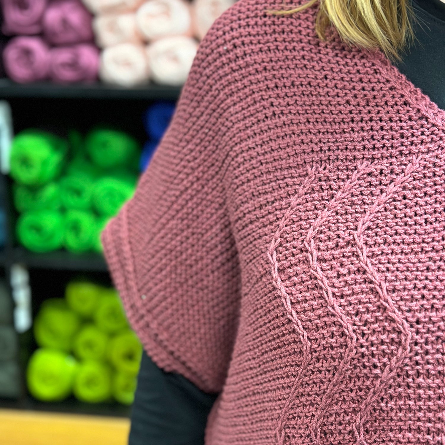 Staff Project: Knitted Tunic in Rowan Creative Linen