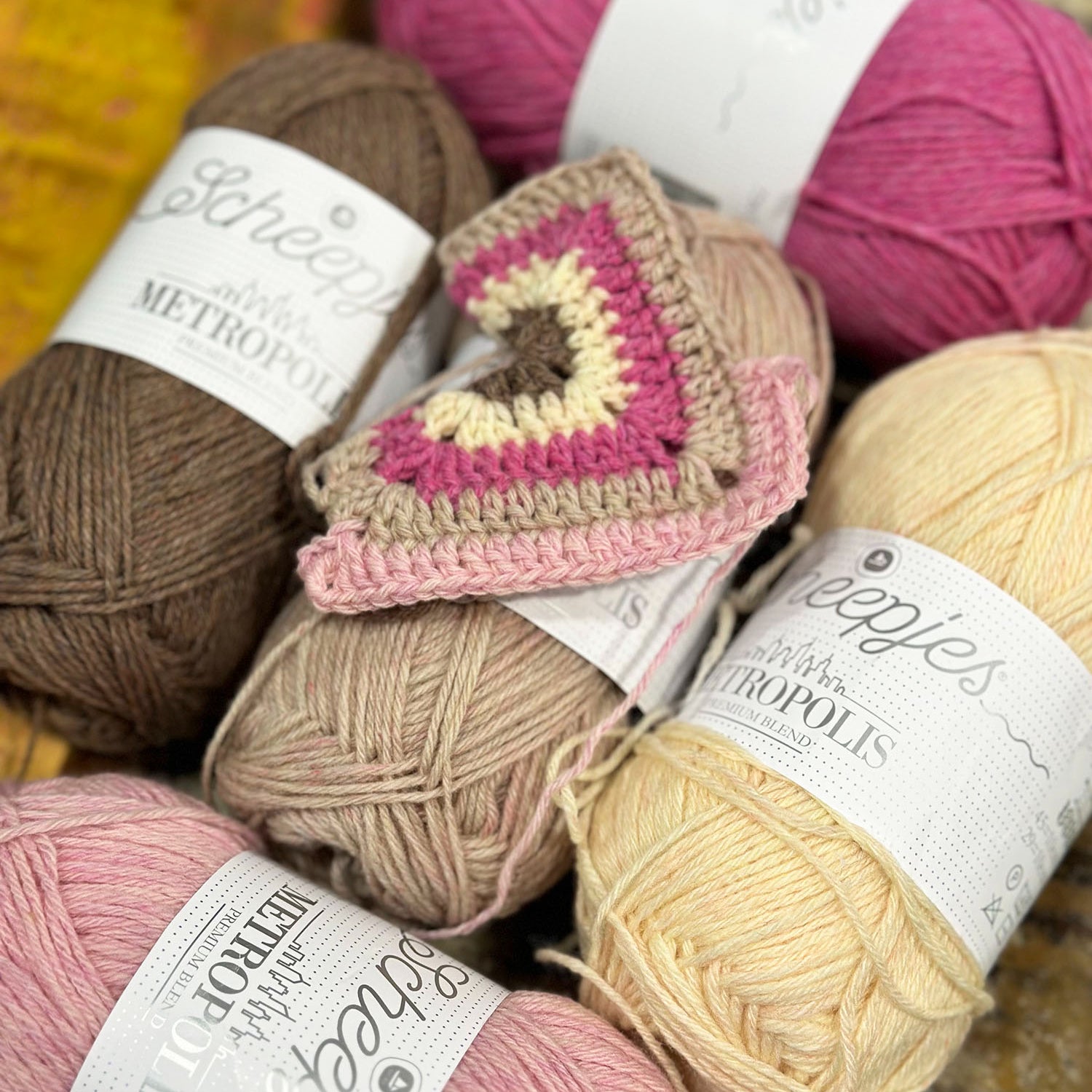 Spring Chill Hexi Cardigan - Colour Palettes