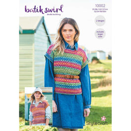 Tops in Stylecraft Batik Swirl DK - Digital Version 10002