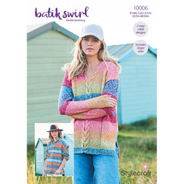 Sweater & Tank Top in Stylecraft Batik Swirl DK