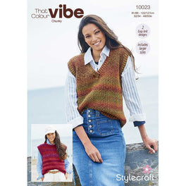 Tank Tops in Stylecraft That Colour Vibe Chunky