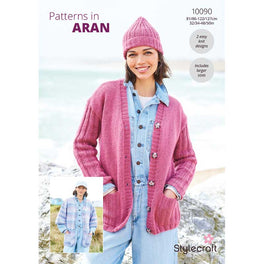 Cardigans in Stylecraft Grace or Impressions Aran