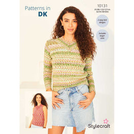 Sweater & Tank Top in Stylecraft Colour Burst Dk - Digital Version 10131