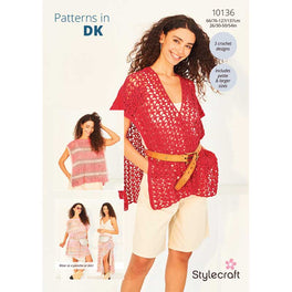 Beach Cover Ups  in Stylecraft Colour Burst Dk - Digital Version 10136