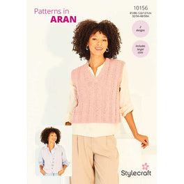 Tank and Waistcoat in Stylecraft Soft Pastels Aran - Digital Version 10156