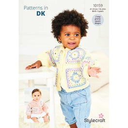 Crochet Cardigan and Top in Stylecraft Soft Baby Easy Stripes Dk - Digital Version 10159
