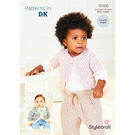 Crochet Cardigans in Stylecraft Soft Baby Easy Stripes Dk - Digital Version 10160