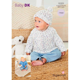 Sweater, Hat and Blanket in Stylecraft Bambino Dotty Dk