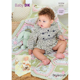 Crochet Blankets in Stylecraft Bambino Dk & Bambino Dotty Dk