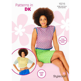 Crochet Top & Sweater Stylecraft Naturals Bamboo+ Cotton DK - Digital Version 10216