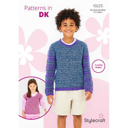 Round Neck Sweaters in Stylecraft Special Dk - Digital Version 10225