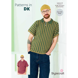 Crochet Striped and Plain Top in Bambino Stylecraft Bambino Dk