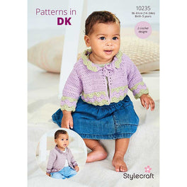 Crochet Cardigans in Stylecraft Bambino Dk – Digital Version 10235