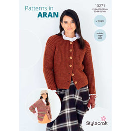 Jackets in Highland Heathers & Impressions Stylecraft Aran - Digital Version 10271