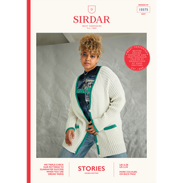 Skyscraper Cardigan in Sirdar Stories DK