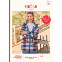 Country Mile Cardi in Sirdar Haworth Tweed Dk