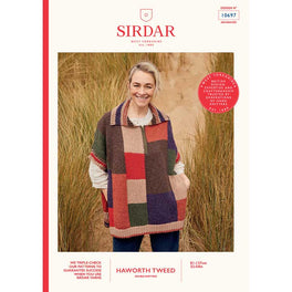 Woodland Walk Poncho in Sirdar Haworth Tweed Dk