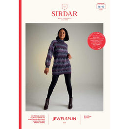 Night Blooming Roll Neck in Sirdar Jewelspun Aran - Digital Version 10713