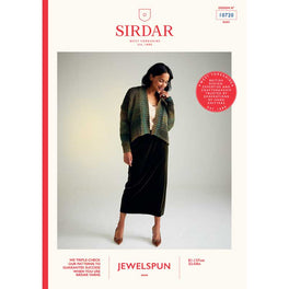 Evergreen Edge to Edge Cardigan in Sirdar Jewelspun Aran - Digital Version 10720
