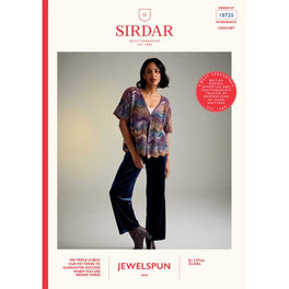 Moonlit Bloom Cardigan in Sirdar Jewelspun Aran - Digital Version 10725