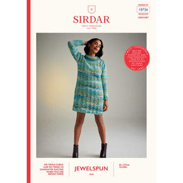 Wildflower Roll Neck in Sirdar Jewelspun Aran - Digital Version 10726