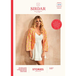 Daydream Cardigan Crocheted in Sirdar Stories DK - Digital Version 10742