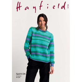 Crew Neck Jumper in Hayfield Spirit Dk - Digital Version 10788