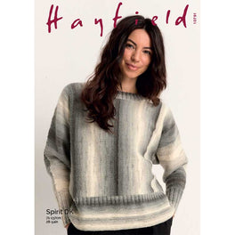 Deep Rib Boxy Sweater in Hayfield Spirit Dk - Digital Version 10791