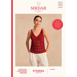 Shelly Strappy Top in Sirdar Stories Dk
