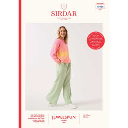 Sleeve Appeal Sweater in Sirdar Jewelspun Ombre Aran - Digital Version 10838