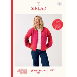 Event EdgeEdge Cardigan in Sirdar Jewelspun Ombre Aran