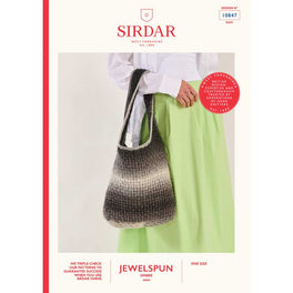 No Slouch Shoulder Bag in Sirdar Jewelspun Ombre Aran
