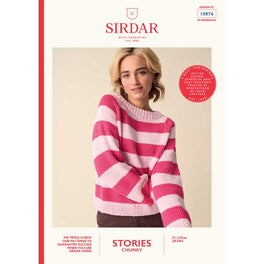 Thank Me Later Sweater in Sirdar Stories Chunky - Digital Version 10876
