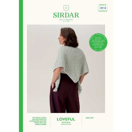 Climbing Ivy Lace Shawl in Sirdar Loveful Bio Blend Dk - 10918
