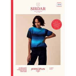 Colour Go Round Sweater in Sirdar Jewelspun Ombre Aran - Digital Version 10920