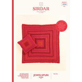Radiant Crochet Blanket in Sirdar Jewelspun Ombre Aran - 10930