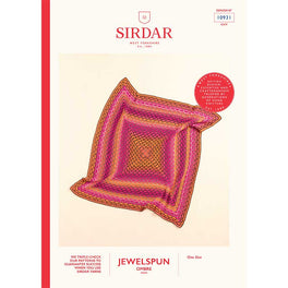 Spectrum Crochet Blanket in Sirdar Jewelspun Ombre Aran - Digital Version 10931