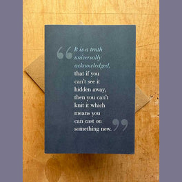 Tilly Flop Greetings Card - Truth Cast On
