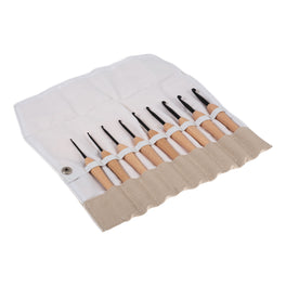 Milward Beech Wood Handle Crochet Hook Set - 9 Hooks