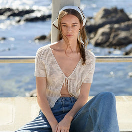 Ava Blouse in Sandnes Garn 4ply