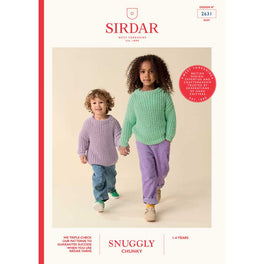 Scandi Rib Sweater in Sirdar Snuggly Chunky