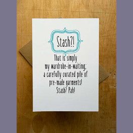 Tilly Flop Greetings Card - Stash