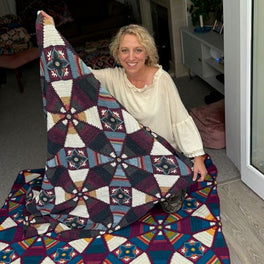 Janie Crow Royal Garden Blanket Pattern