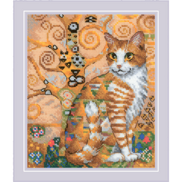 Golden Cat  - Riolis Cross Stitch Kit