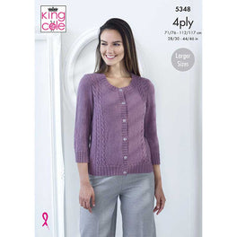 Top and Sweater in King Cole Merino Blend 4ply