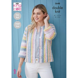 Cardigans Knitted in King Cole Bramble DK