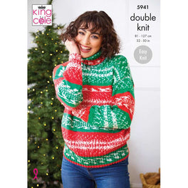 Sweaters Cowl and Hat in King Cole Fjord Dk - Digital Version 5941