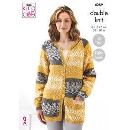 Cardigans Knitted in King Cole Fjord DK