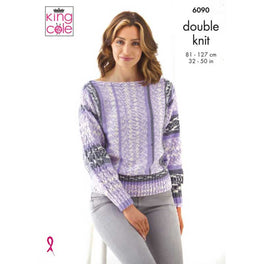 Sweater & Jacket Knitted in King Cole Fjord DK